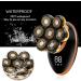 Buy 5 in 1 7D Rechargeable Head Shaver for Men - Golden Electric Razor Kit with USB & LED Display for Beard Ear Nose Hair Trimming - International Shipping Available - Buy Online on GoSupps.com