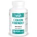 Colon Friendly - helps to reduce pain and symptoms in the intestine - irritable bowel syndrome - patented tribe of Saccharomyces cerevisiae - vegan - gluten -free - supermart