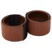 Glamza Women's Magic Hair Bun Snap Styling Donut Former French Twist Band Maker (Brown)