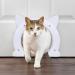 Miyabing Cat Door Interior Door  Pet Door Gate Hole Pass Through for Dogs Kitty Kittens  Easy to Install White - Buy Online on GoSupps.com