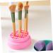 MAGICLULU Makeup Brush Cleaning Cup Makeup Brush Cleaner Silicon Brush Cleaner Pad Brush Washing Tools Brush Scrubber Mat Makeup Brush Washing Tool Silica Gel Beauty Egg Drying Rack Pink - Buy Online on GoSupps.com