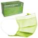 Arnomed masks medically 50x op masks green type IIR 3-layer medical masks in accordance with standard EN 14683 op masks CE certified mouth protection medically colorful green protective face mask