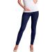Zeta Ville Maternity Elastic Denim Look Leggings - Navy Jeans - Size 6-8 - Buy Online on GoSupps.com