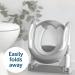 Adjustable Potty Training Ladder with Cushioned Seat - Collapsible, Non-Slip, Splash Guard - Jool Baby - Buy Online on GoSupps.com