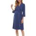 OCCIENTEC Women's Maternity Nursing Robe & Hospital Gown - Navy XL - Buy Online on GoSupps.com