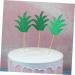 Warmhm 15pcs Fruit Cake Chic Decor Cake Picks Wedding Decor Glittery Leaf Topper Fruit Decor Leaf Cake Topper Reusable Decor Capacillos Para Cupcake Summer Party Pineapple Insert Card - Buy Online on GoSupps.com
