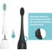 SmartSonic+ Electric Toothbrush Replacement Heads - 3 Pack (White) - Buy Online on GoSupps.com