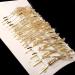 16 Piece Rhinestone Bobby Pins - Fancy Metal Hair Clips for Women & Girls - Crystal Shiny Barrettes - I S X Shaped Diamond Hair Accessories - Gold - Perfect for Wedding, Prom & Parties - Buy Online on GoSupps.com