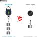 Booms Fishing RG4 2-Pack Retractable Gear Tether | Heavy Duty Locking Fly Fishing Retractor | 27.5 Steel Cord | Black 7.7oz (2 Pack) - Buy Online on GoSupps.com