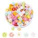 Flower Resin Charms  50Pcs Resin Flatback Beads Charms for Jewelry Making Cardmaking Scrapbooking Hair Accessories DIY Craft (Daisy Flower)