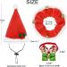 3 PCS - Cat Santa Hat with Jingle Bells Collar & Bow Tie Christmas Costume Set - Adjustable Xmas Outfit for Pets - Buy Online on GoSupps.com