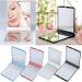 Portable Mirror Makeup Vanity Mirror Folding Comestic Mirror Double-sided Makeup Mirror Compact Led Mirror Mini Mirror Small Mirror Double Sided White - Buy Online on GoSupps.com