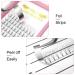 4D-D 07-10 Short Stem Eyelash Extensions - 0.07 D Curl Volume Eyelashes 12 Pieces Per Pack - Ready Compartments for Easy Application - Buy Online on GoSupps.com
