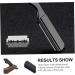 Didiseaon Wooden Razor Manual Shaver - Portable Clip-on Stainless Steel Eyebrow Trimmer | Old Fashioned Foldable Tool Holder for Precision Grooming - Buy Online on GoSupps.com