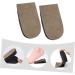 NOLITOY Height Increase Half Pads 4 Pairs Anti-Slip Cushions for Men & Women | Comfortable Shoe Lift & Suede Heel Pads for Sports - Buy Online on GoSupps.com