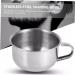4-Piece Stainless Steel Shaving Bowl Set - Perfect Gift for Men | International Shipping Available - Buy Online on GoSupps.com
