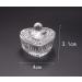 2-Piece Clear Nail Art Acrylic Liquid Powder Dappen Dish Bowl Set with Lid - Glass Crystal Cups for Nail Techs - Buy Online on GoSupps.com