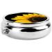 Wild Sunflower Round Pill Box - 3 Compartment Mini Decorative Pocket Organizer for Travel & Vitamins - Buy Online on GoSupps.com