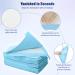 BACTIM Puppy Pads Pack of 50 Super Absorbent Disposable Dog and Puppy Training Pads (60 x 45cm) Multi Layered Leakproof Odour Locking Toilet Trainer Pee Mat for Small to Large Size Pet Incontinence - Buy Online on GoSupps.com