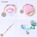 30pcs Metal Pacifier Clips | Round Stainless Steel Clips for Toddlers | Baby Pacifier Suspender Clips for Teething - Buy Online on GoSupps.com