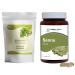 HERBAL HILLS Alfalfa Leaf Powder and Senna Capsules Pack of 2 Combo