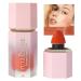 LINGJIONG Super Dewy Liquid Blush - Liquid Blush - Face Blush Natural Cream Stain Resistant and Long Lasting for Lips Eyes and Cheeks Lingjiong