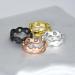Vicmag 2PCS Copper Rings for Women 7X Magnetic 99.99% Solid Pure Copper Adjustable with Gift Box - Gold & Rose Gold Leaf Design - Buy Online on GoSupps.com