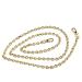HAHIYO Mini Pochette Purse Chain Strap Thin Wide 6mm for LV Length 43.3 inches Thick 2mm Shiny Gold for Shoulder Cross Body Sling Handbag Wallet Clutch Comfortable Flat Metal Strap 1 Pack Gold 43.3 Inches Length