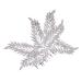 minkissy Comb bridal comb winter wedding decor bridal headpieces for wedding Bridal Hair women hair leaves hair comb Snowflake crystal headpiece hair decor alloy bride rhinestones Wig