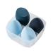 Blender Sponge - Foundation Sponge Cosmetic Applicator | 4 Latex- Multi-colored Beauty Sponges for Makeup Makeup Sponge for Perfect Application Of Liquid Cream And Powder Cosmetics Blue