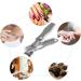 Stainless Steel Nail Clipper Wide Jaw Opening Toenail Cutter Heavy Duty Nail Clipper Ergonomic Curve Fingernail Trimmer for Adults Seniors Pets(Sliver) - Buy Online on GoSupps.com