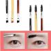 Double Ended Wood Handle Eyebrow Brush & Comb - Professional Makeup Tool for Perfect Eyebrows | International Shipping Available - Buy Online on GoSupps.com