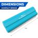 EquiGroomer Deshedding Brush for Dogs and Cats | Undercoat Deshedding Tool for Large and Small Pets | Removes Loose Dirt, Hair, and Fur | Ideal for Short and Long Hair Grooming | Turquoise - Buy Online on GoSupps.com