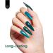 Buy Beetles UV Gel Nail Polish - Glitter Green Flash 15ml | Mistletoe Glitter for DIY Nail Art - Perfect Gift for Women - Buy Online on GoSupps.com