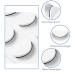 25 Pairs of Training Eyelashes for Beginners | Self-Adhesive Eyelash Strips with 7 Eye Pads & Brush | Eyelash Extension Accessories - Buy Online on GoSupps.com