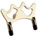 GSE Portable Billiards Bridge Head, Pool Cue Stick with Brass Metal Screw-on Billiard Bridge Head, Pool Cue Accessory for Pool Table Pool Cue Bridge Head