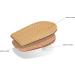 Kaps Orthotic Heel Lift Raise - Genuine Leather & Cork, Self-Adhesive - Achilles Tendonitis Relief - Women UK 2-7 EUR 35-40 Beige - Buy Online on GoSupps.com