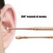 TARVIT Stainless Steel Earwax Removal Tool - Double-ended Spiral Ear Pick Curette & Scoop (3pcs Rose Gold) - Portable Health Care Solution - Buy Online on GoSupps.com
