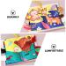 Bestonzon 2-Piece Fabric Crinkle Baby Books - Montessori Learning Toys & Puzzle Books for Toddlers | International Shipping - Buy Online on GoSupps.com