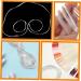 Housoutil 3 Fiberglass Nail Extension Manicure Tools Fake Silk Nails Tips Nail Art Supply Manicure Extension Fiber Nail Tools Nail Art Fiber Nail Art Tool Gel White Plastic Fiber - Buy Online on GoSupps.com