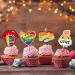 GORWERY 20pcs Gay Pride Cupcake Toppers Love is Love Cupcake Picks for Pride Month LGBTQ Gay Rainbow Pride Day Party Appetizers Dessert Cake Decorations - Buy Online on GoSupps.com