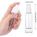 6 Pack 50ml Transparent Empty Spray Bottles - Refillable Fine Mist Atomizers with Funnel & Labels for Perfume Travel | White - Buy Online on GoSupps.com