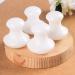 2Pcs White Jade Quartz Gua Sha Facial Tools for Women - Home Spa Massage Tool - Buy Online on GoSupps.com