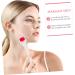 Beaupretty Silicone Eye Cream Roller & Face Massager | Portable Beauty Instrument for Effective Skincare | Red 13.5x3x1.2CM - Buy Online on GoSupps.com