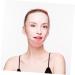 Angoily Silicone Beauty Woman Chin Strap Face Belt Facial Slimming Broom Stick Witch Sign Face Tape Lift Chin Lift V-belt Silica Gel Pink Anti-aging Small Powder - Buy Online on GoSupps.com