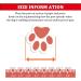 CovertSafe Non-Slip Waterproof Dog Boots - 4Pcs Size 1 (2.3''x1.6'') Red | Dog Booties for Medium to Large Dogs 10-23 lbs - Buy Online on GoSupps.com