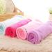 2 Pack Microfiber Hair Towel Wraps - Quick Dry Anti-Frizz Turbans for Long Thick & Curly Hair - Purple & Red - Buy Online on GoSupps.com