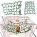 Yitaocity Rat Ferret Chinchilla hamsters Hammock Braided Bed Toy Center Loepard Print with 4 Hooks