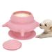 Apetpup Puppy Feeder Milk Bowl for Nursing Puppy, 4 Teats Puppy Bottles for Multiple Puppies, 240ml Doggie Bubble Feeder Puppy Bottles