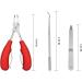 Professional Stainless Steel Toenail Clippers for Thick Nails - 3PCS Set for Ingrown Toenails, Ideal for Men & Seniors - Buy Online on GoSupps.com